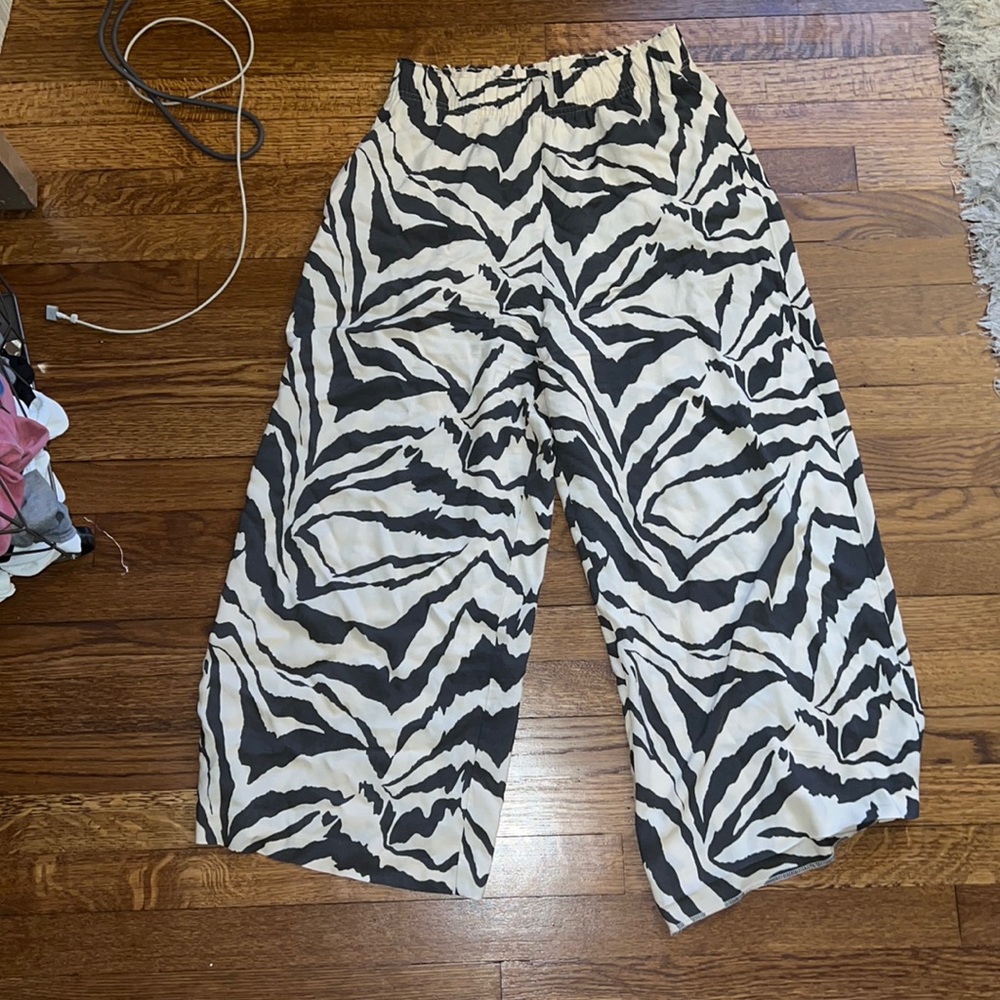 Zebra stripe pants so comfortable